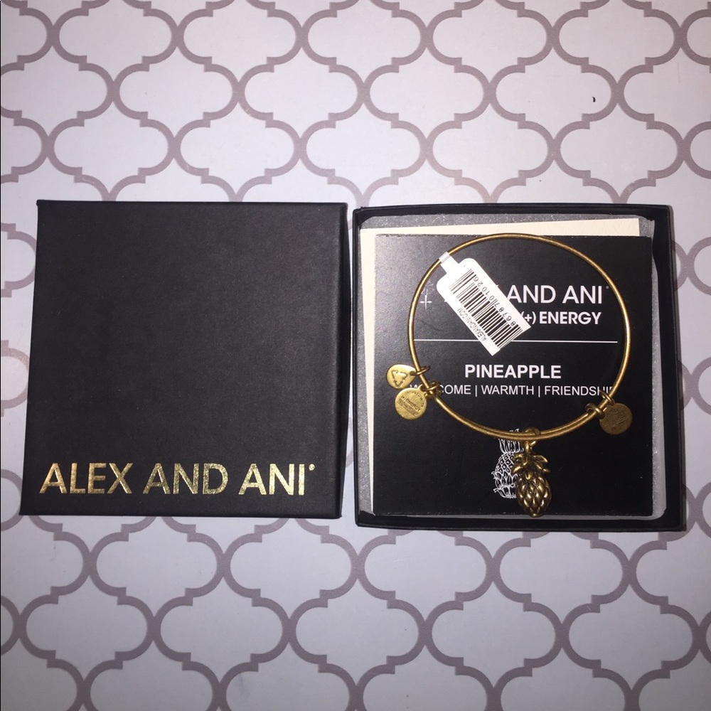 Retired Alex and Ani pineapple charm