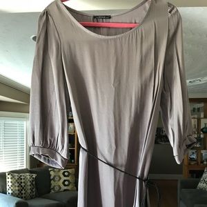 3/4 sleeve shift dress, can be worn w or w/o belt