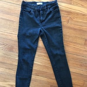 Madewell High-rise black jeans
