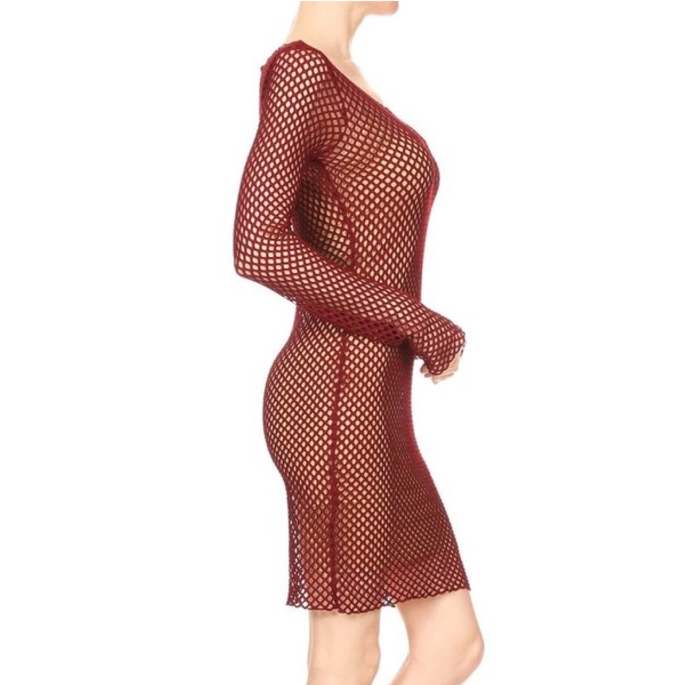 ‼️LAST ONE‼️Fishnet Sexy Dress - Black - Picture 4 of 8