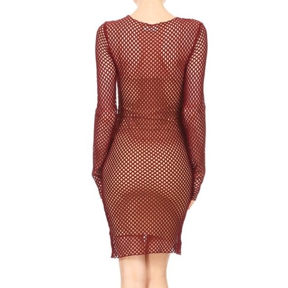 ‼️LAST ONE‼️Fishnet Sexy Dress - Black - Picture 5 of 8