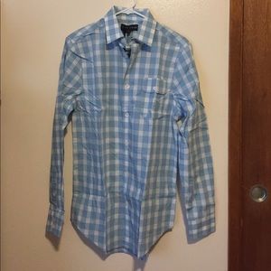 Blue Plaid Button Down Blue Plaid Button Down