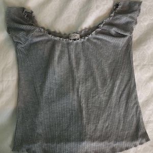 gray off shoulder✨