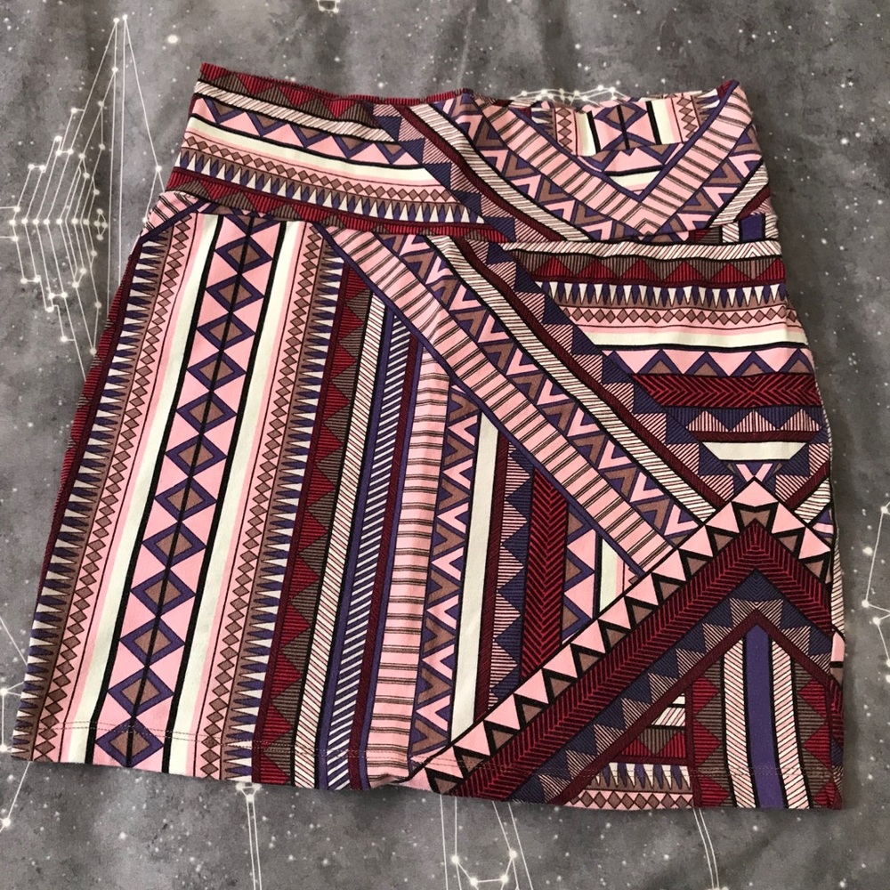 Tribal bodycon skirts