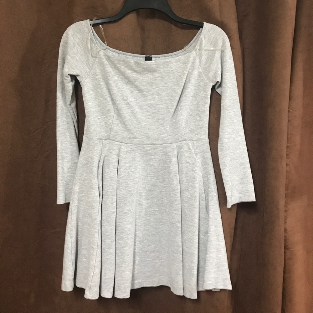 A grey dress