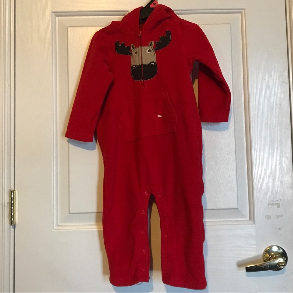24 Months Fleece suit with hood