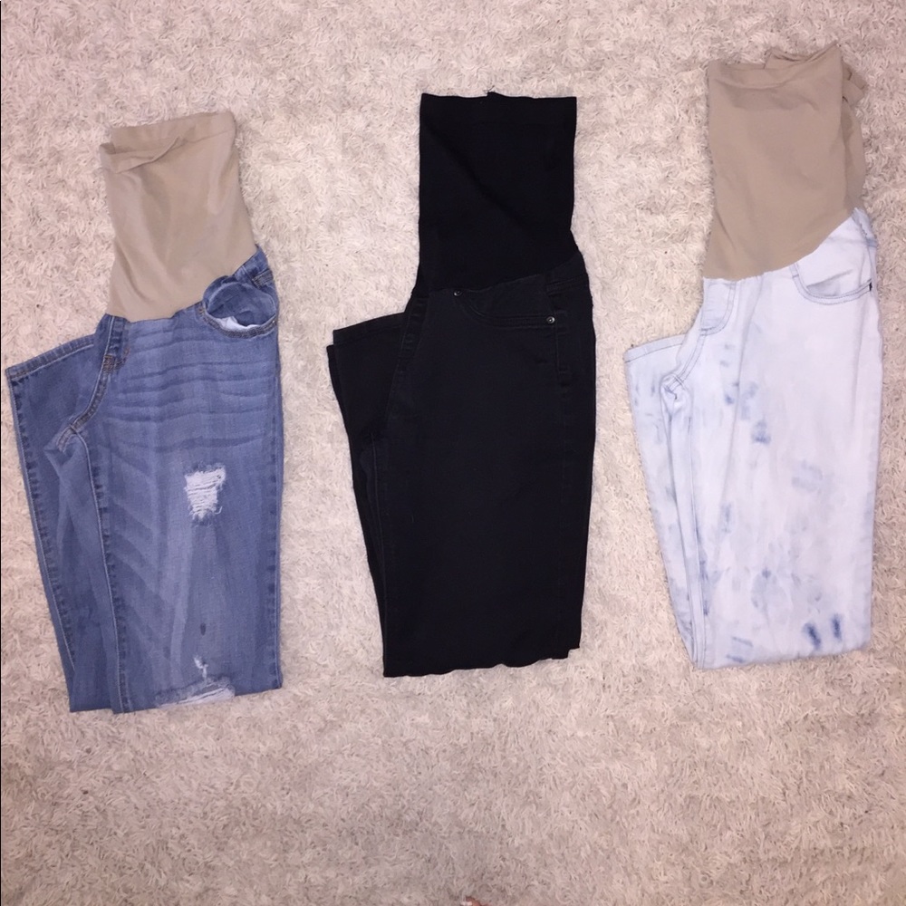Maternity jeans lot