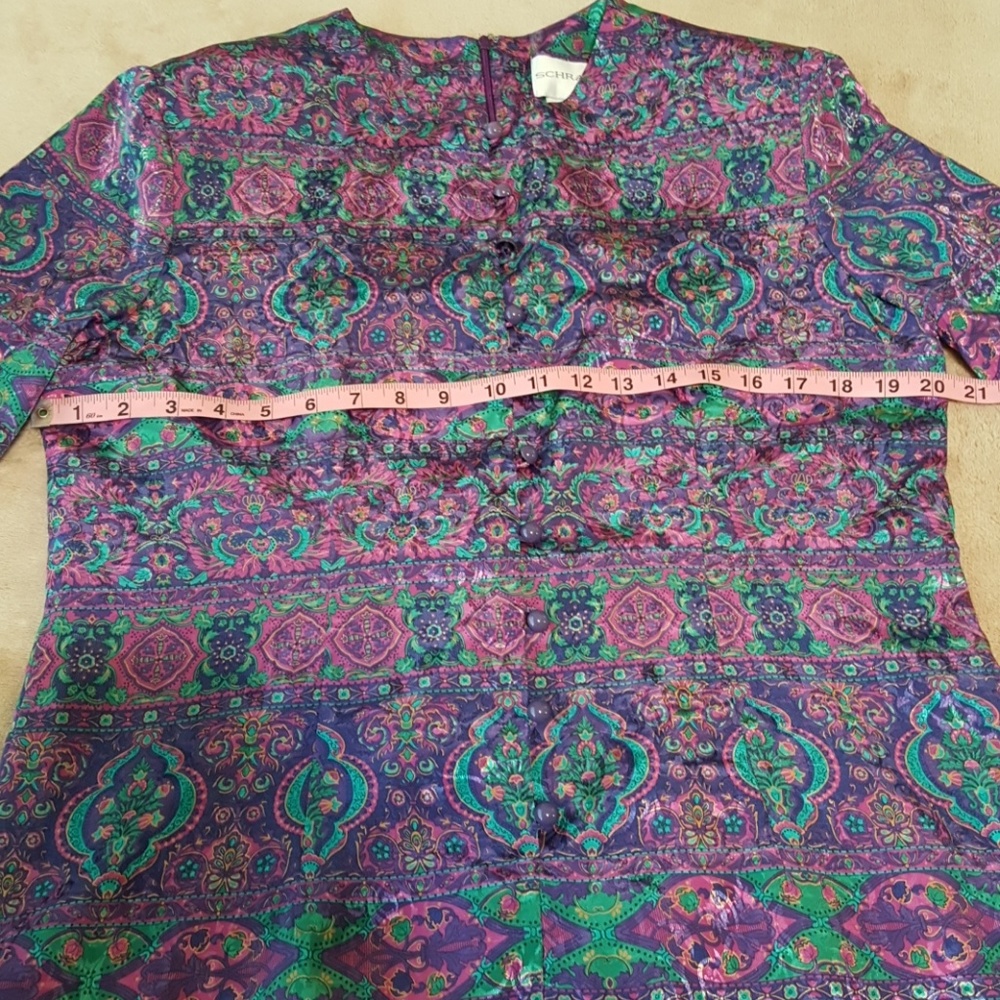 "Schrader" Silky Dress. Beautiful! Size 12. - Picture 6 of 8