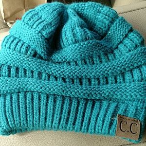 Teal beanie