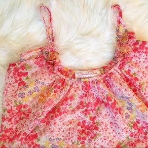 [Oscar de la Renta] Floral Pajama Set