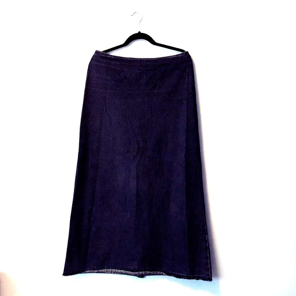 Denim Maxi Skirt