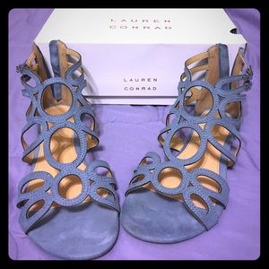 Lauren Conrad Blue Sandals.