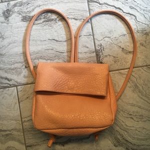 Anthropologie vegan leather backpack