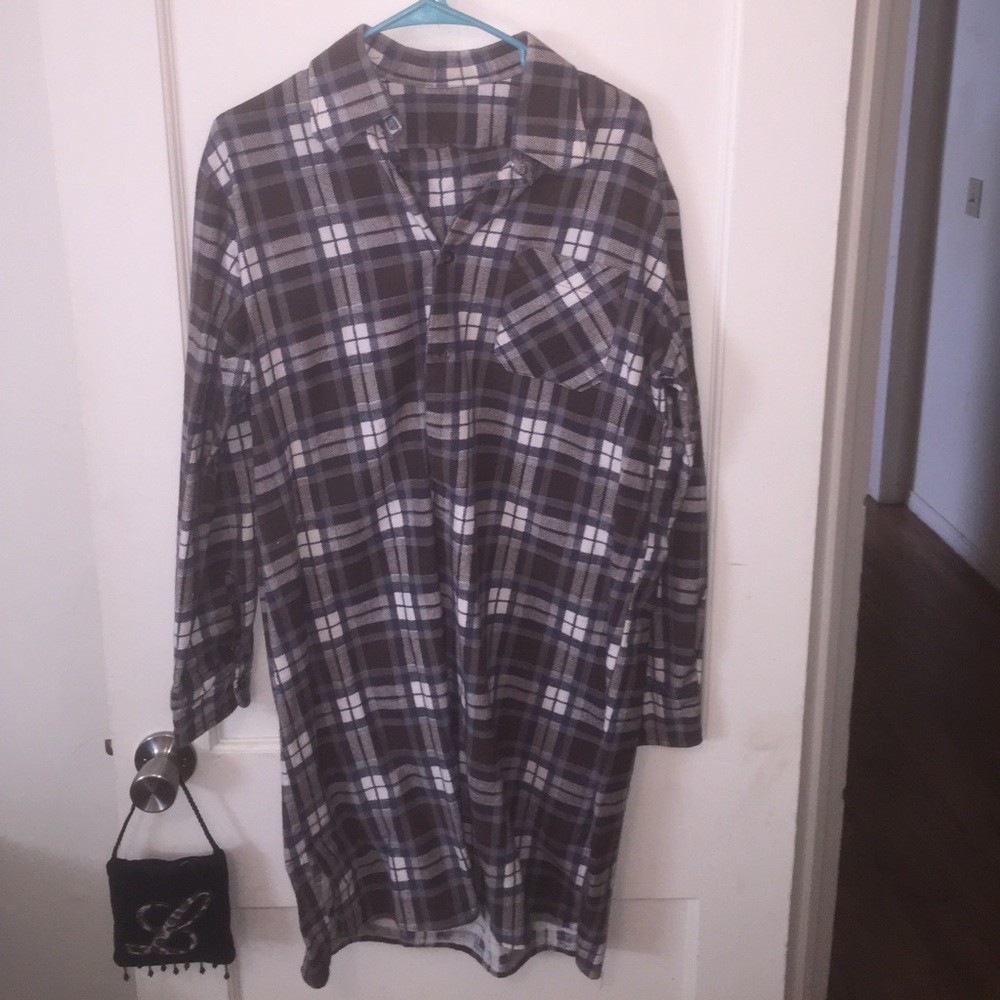 plaid dress