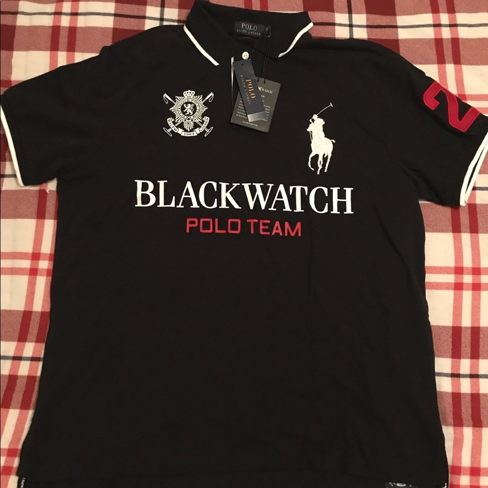 BLACKWATCH POLO RALPH LAUREN SHIRT.