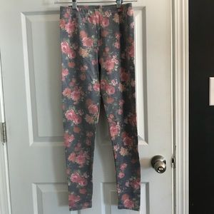Floral leggings