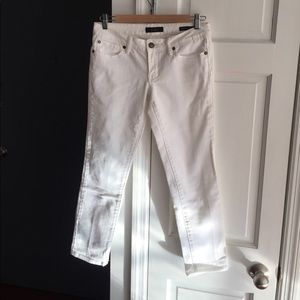 Jessica Simpson forever low rise white capri denim