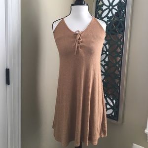 Spaghetti strap Sweater dress