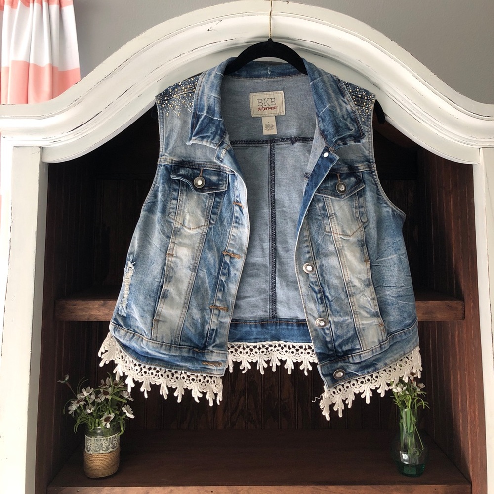 BKE denim vest
