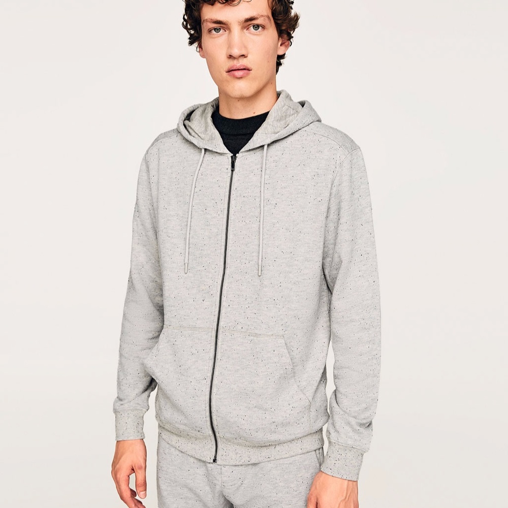 Zara (Grey Zip Up Jacket)