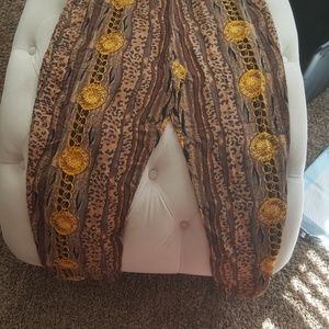 Vintage high waist cotton pants