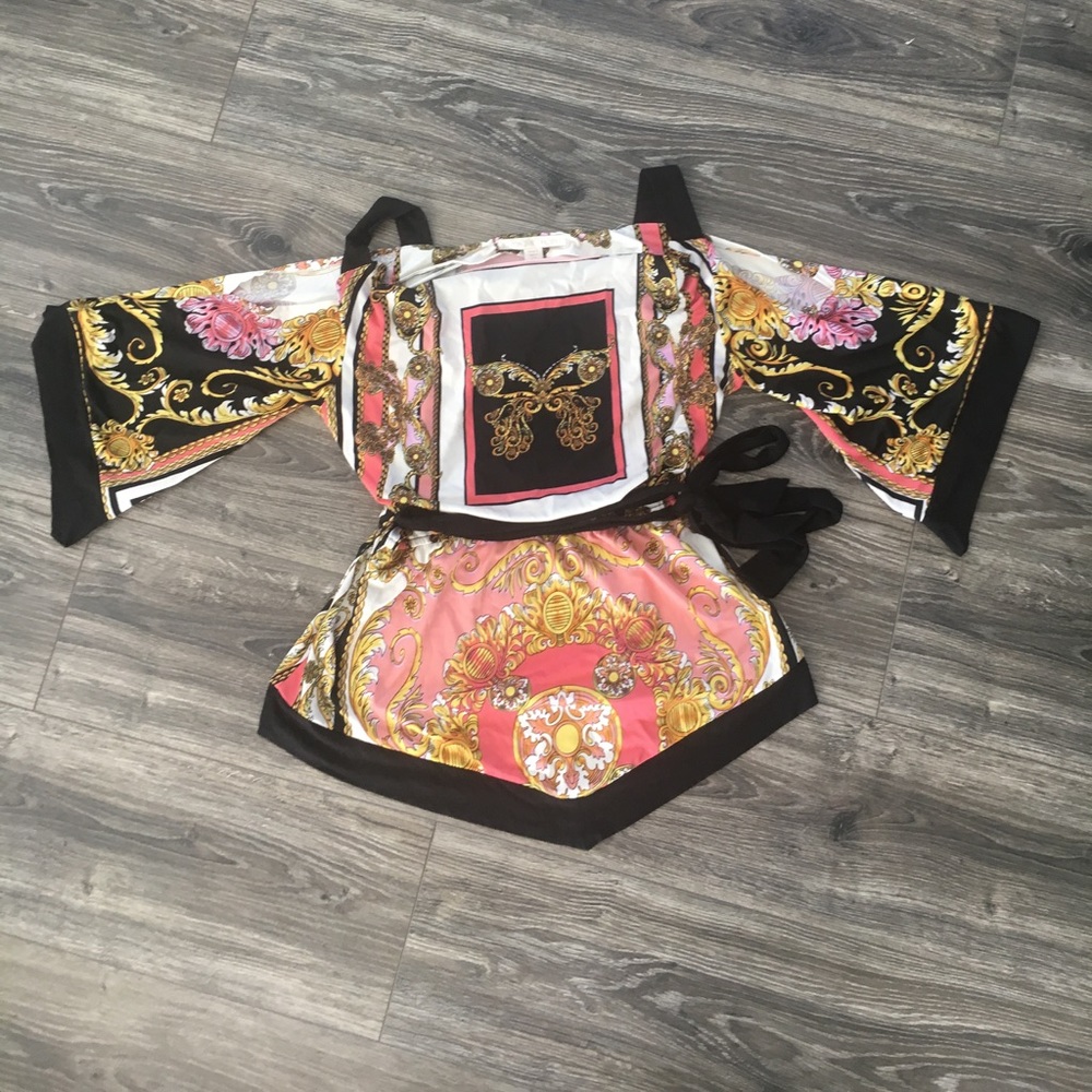 Boston Proper open shoulder tunic