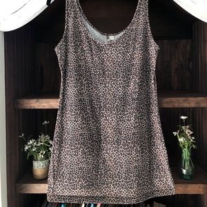 Leopard tank top