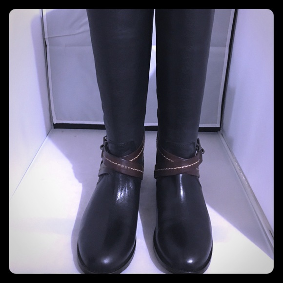 FRYE Molly HOOK tall Leather Riding Boots $468 6.5 - Picture 1 of 8