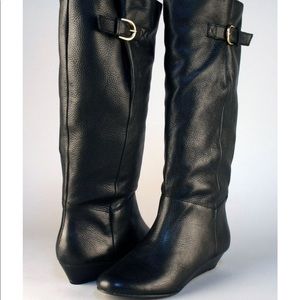 Steve Madden Black Leather Boots!