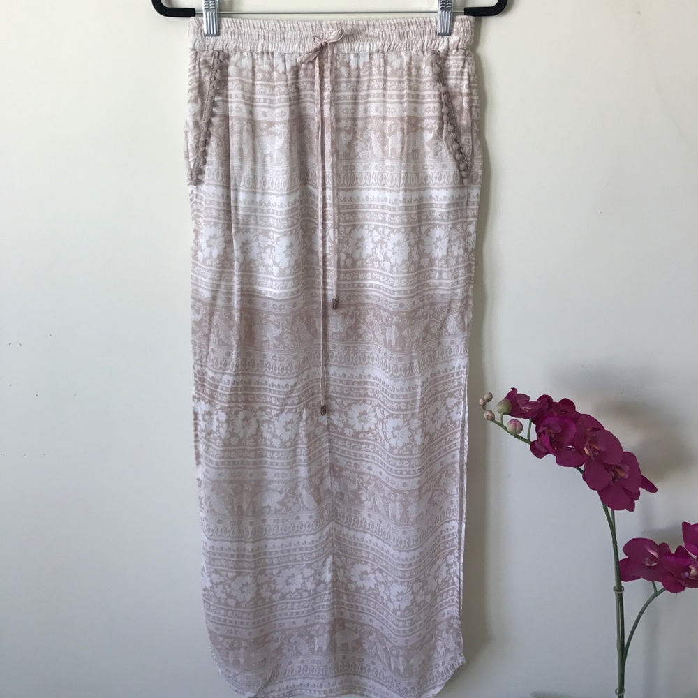 Chan Luu Side Split Maxi Skirt