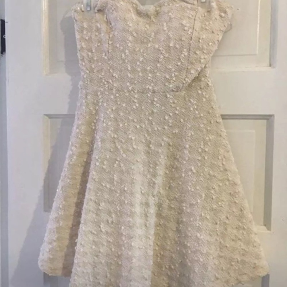 Wool-like midi dress