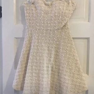 Wool-like midi dress