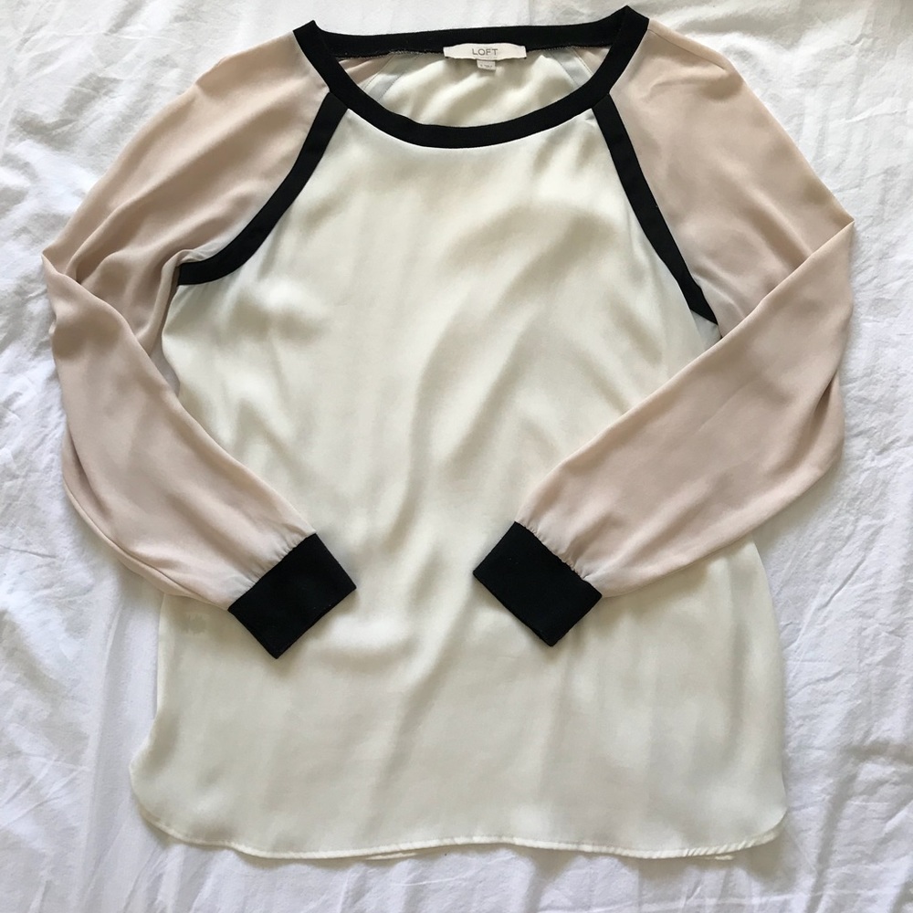 Long sleeve Ann Taylor Loft blouse
