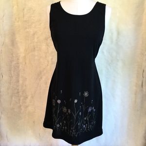 Vintage Floral Detailed Shift Dress Vintage Floral Detailed Shift Dress