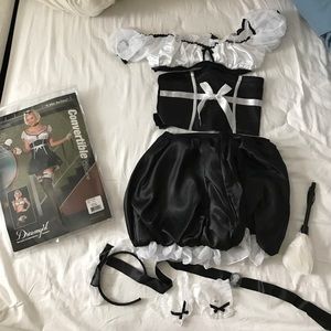 NWT costume Dreamgirl convertible maid
