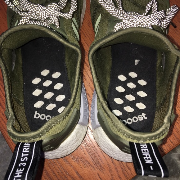 AUTHENTIC ADIDAS NMD OLIVE - Picture 3 of 5