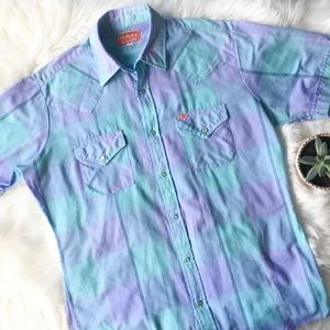 Ely Plains Casual Plaid Button Down
