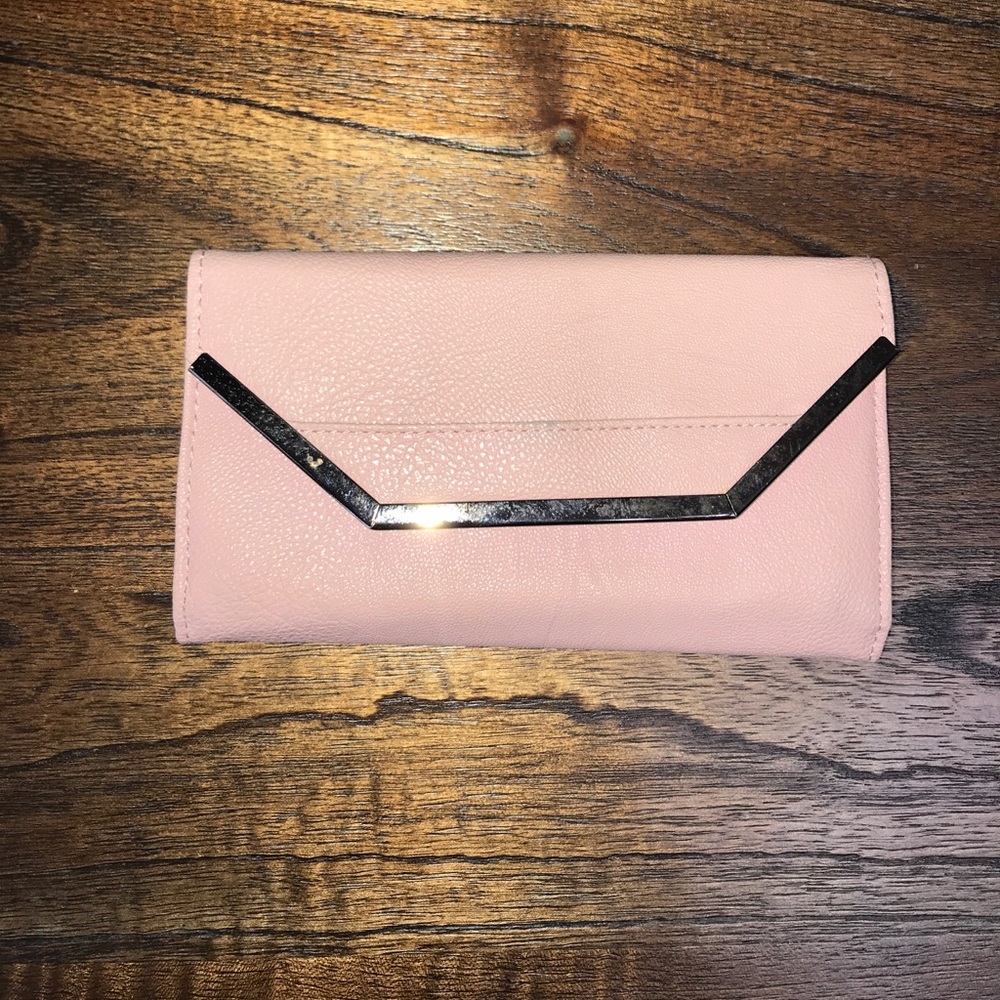 Brand new pink clutch