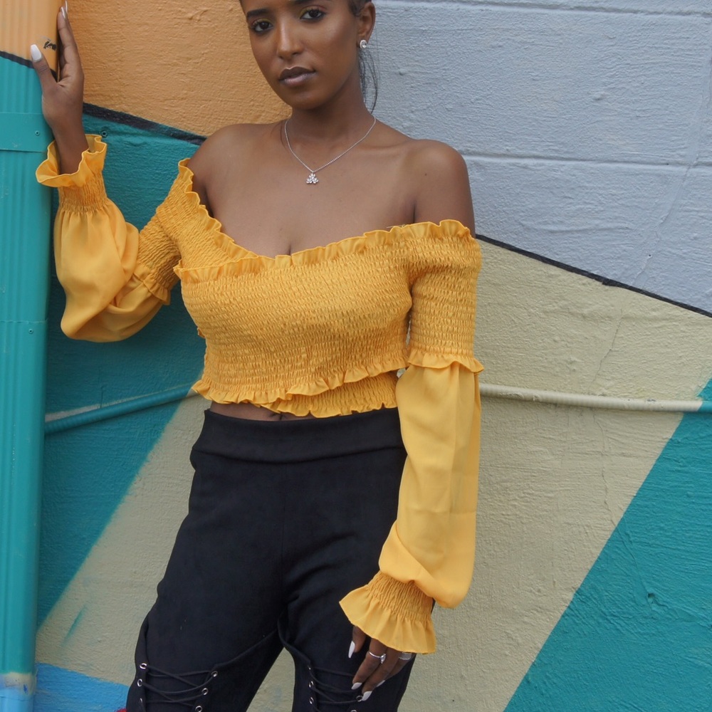 First fall 🍁 scrunch and ruffles