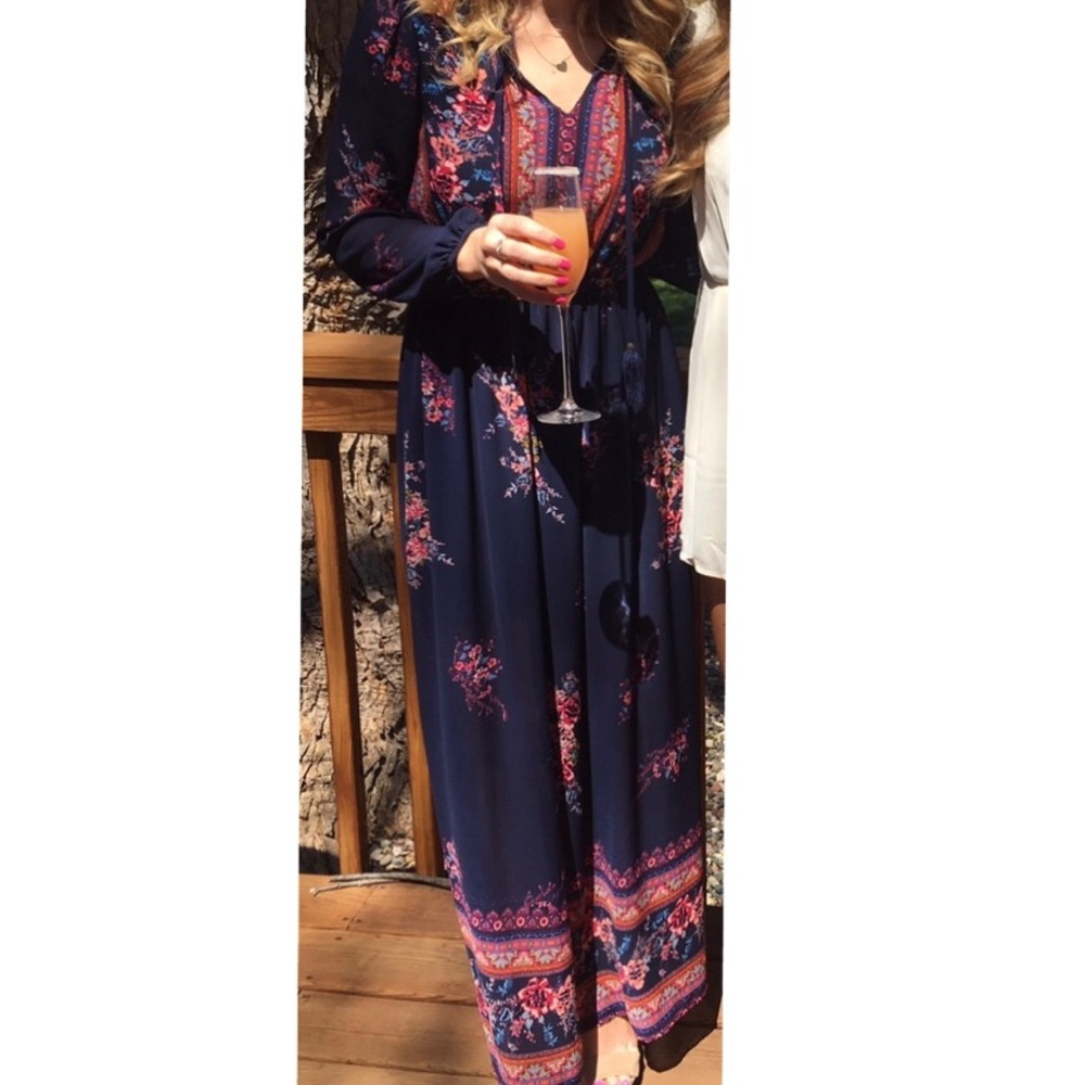Floral Long Sleeve Maxi 💐