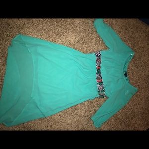 A kids high low dress