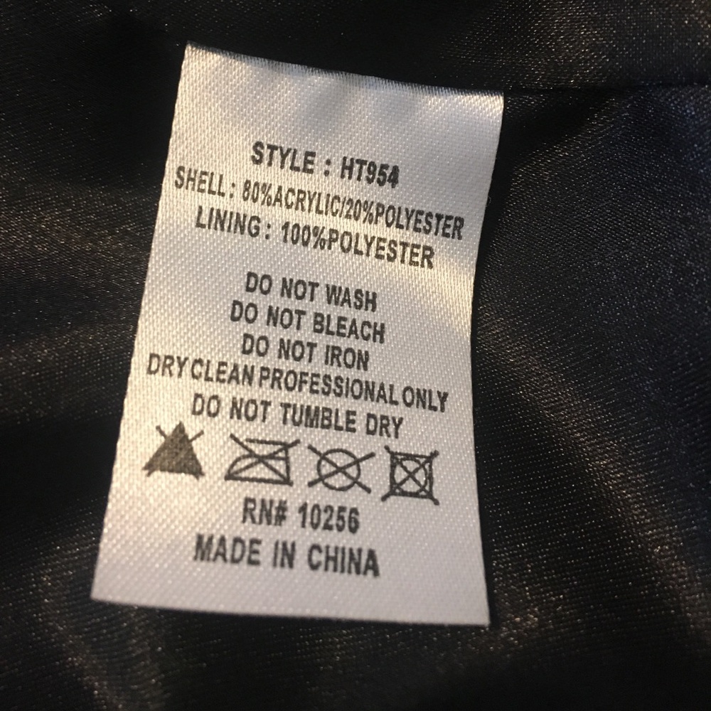 Vintage Havana faux fur vest. Large - Picture 5 of 5