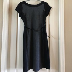 Used. Black and grey maternity dress