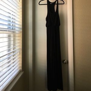 Black maxi dress