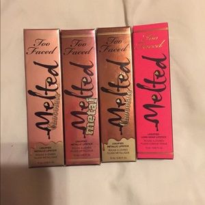 New Authentic Too Faced Liquified Lipsticks.