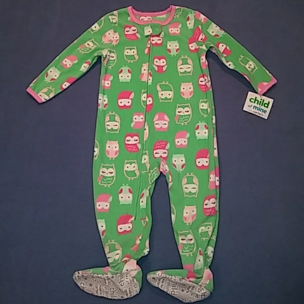 Carter's fleece footie sleeper pjs