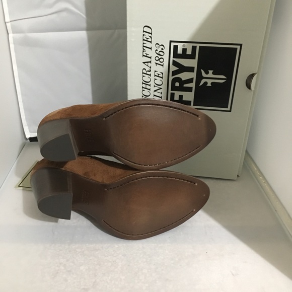 FRYE ILANA Suede Western Slip On Bootie 8 9.5 $278 - Picture 6 of 8