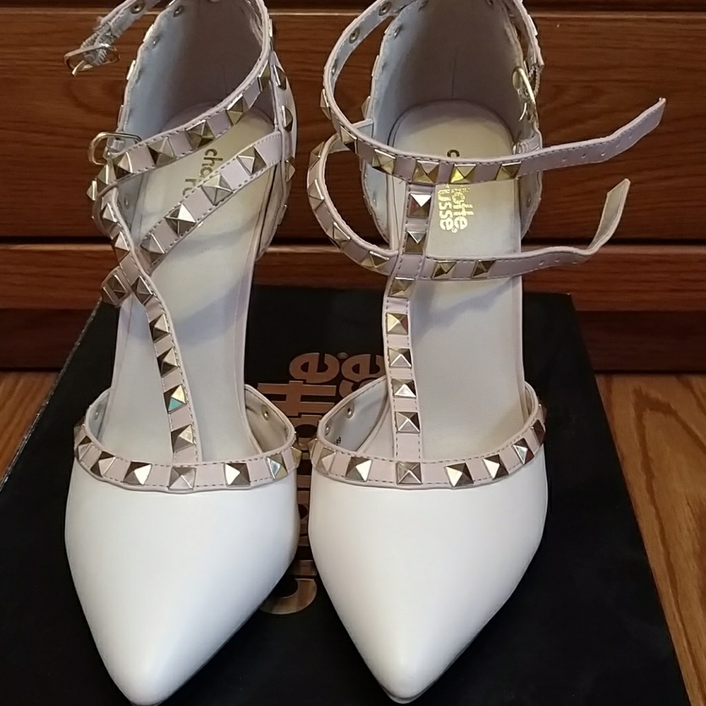 Nude studded heels final sale!!