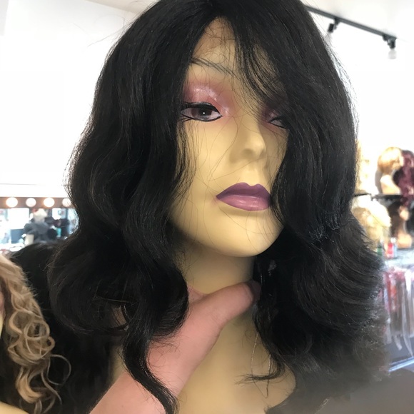 Swisslace Lacefront thick deep Wave Shoulder Wig main image 4