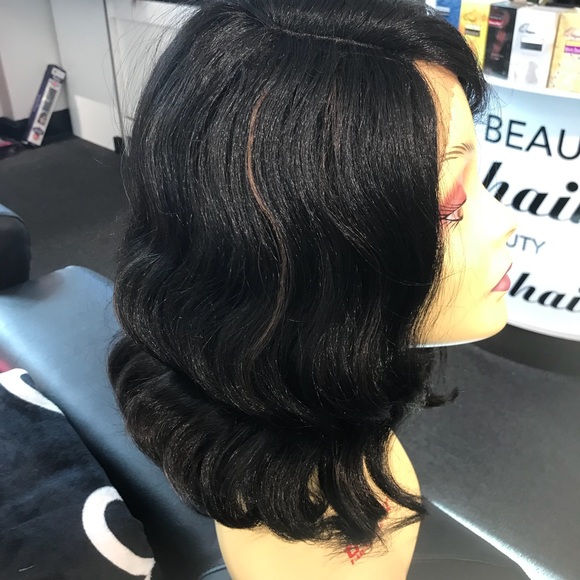 Swisslace Lacefront thick deep Wave Shoulder Wig main image 6